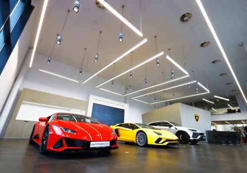 Showroom Lamborghini Porsche